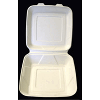 9x9x3 1 Compartment clamshell - 200 pcs