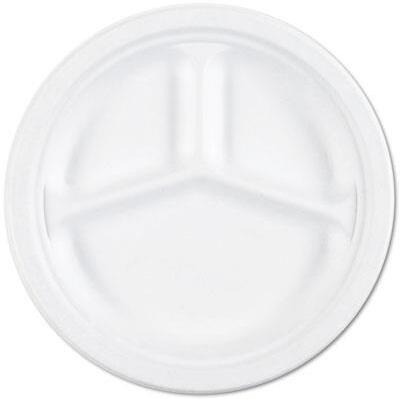 735001 10.25 x 0.87 in. Waterproof Paper Plates