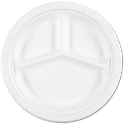 735001 10.25 x 0.87 in. Waterproof Paper Plates