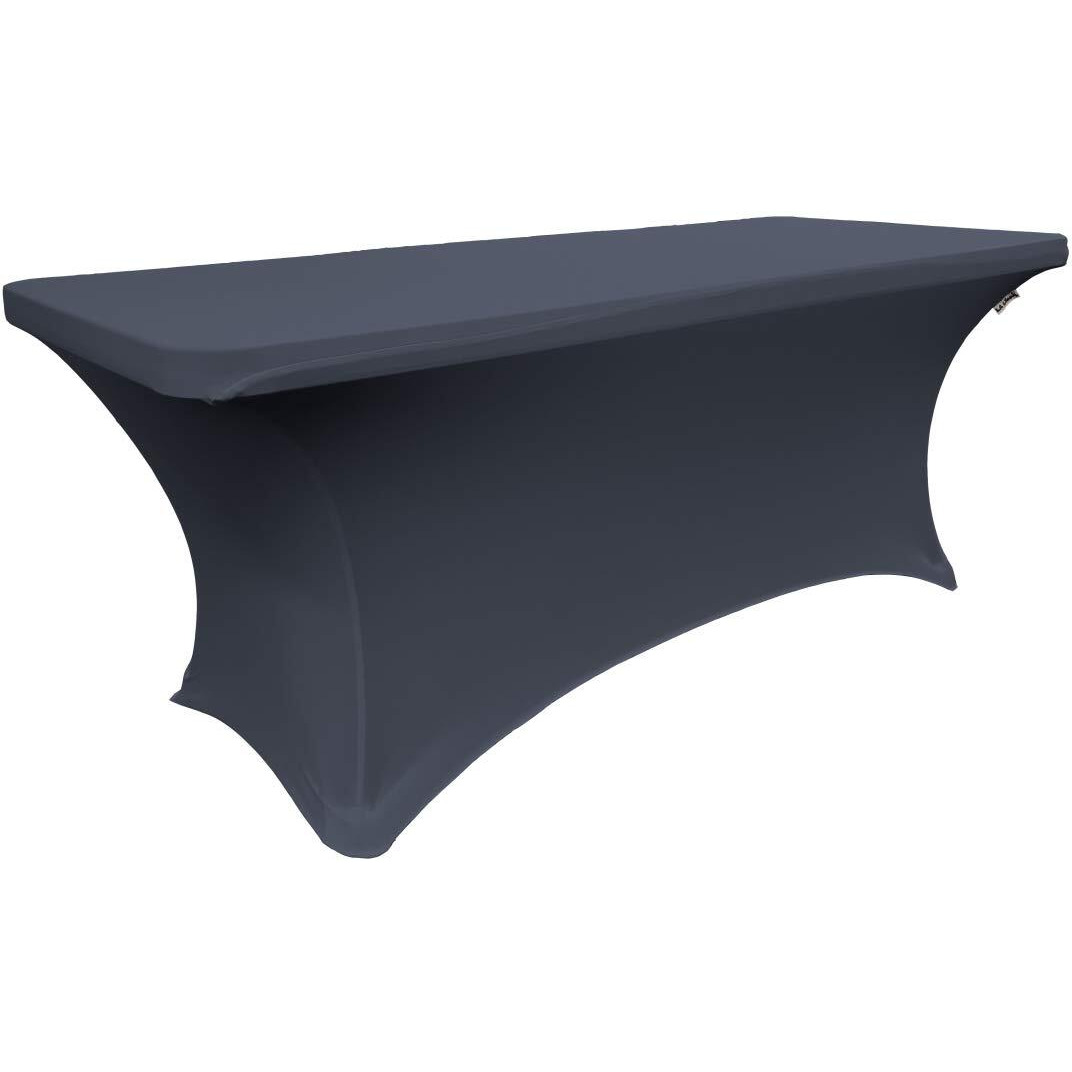 TCSpandex96x30x30-NavyX72 Rectangular Spandex Tablecloth - Navy - 96 x 30 x 30 in.