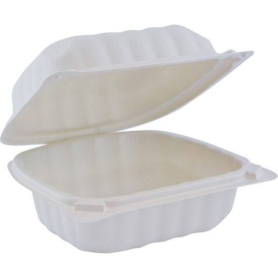 16 oz Sandwich Container - White - 5.75 X 5.95 X 3.10 oz