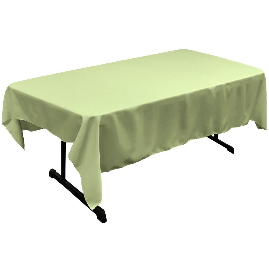 TCpop60x84-SageP19 Polyester Poplin Rectangular Tablecloth - Sage - 60 x 84 in.