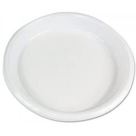 BWK 10 in. Hi Impact Plastic Dinnerware Plate&44 White