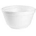 10 oz Round Bowls - White - Foam