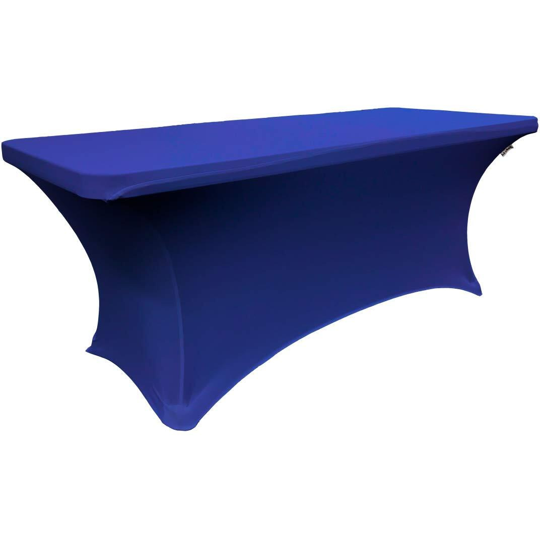 TCSpandex96x30x30-RoyalBlueX50 Rectangular Spandex Tablecloth - Royal Blue - 96 x 30 x 30 in.