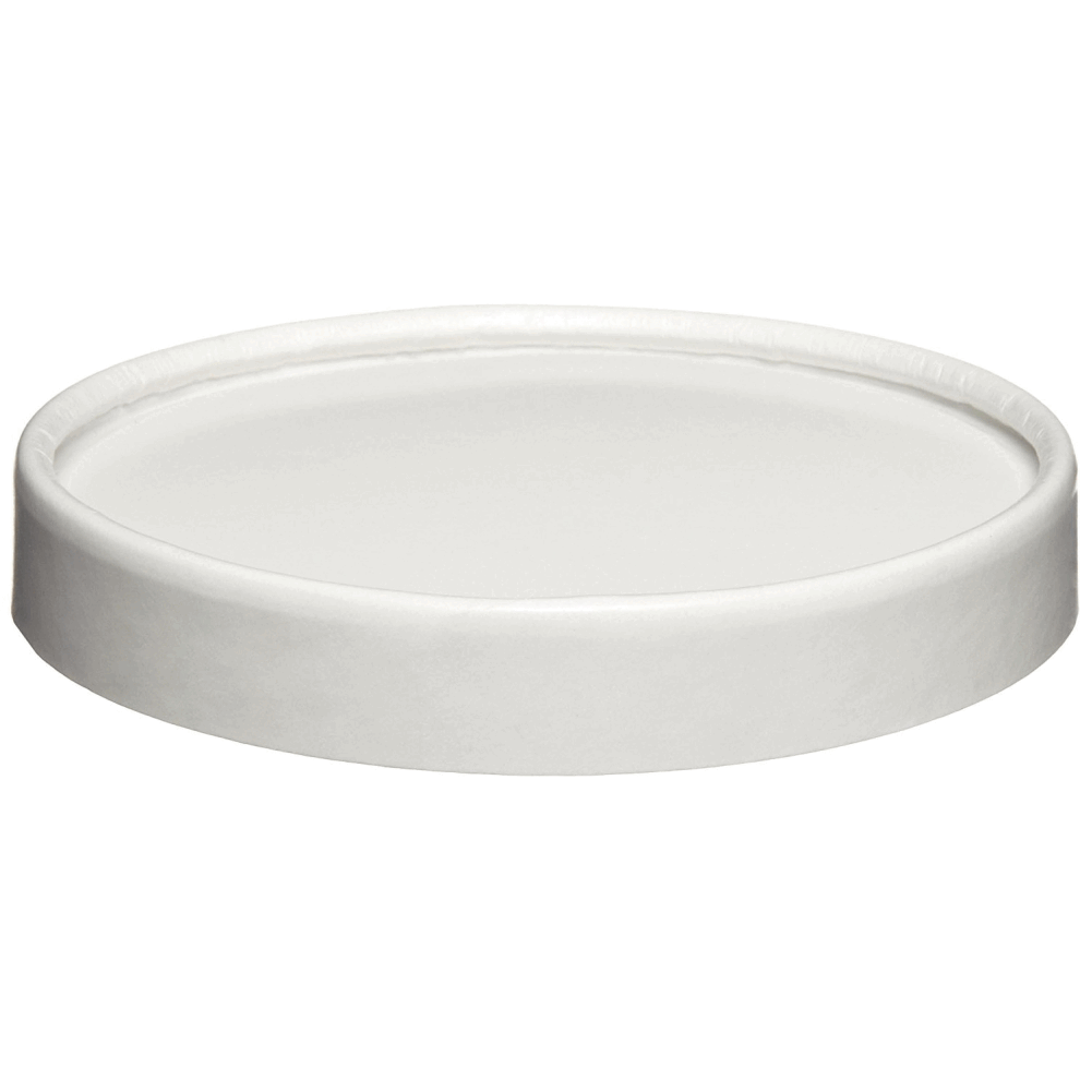 SCC Paper Lids for Food Containers  White