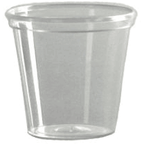 Wna Inc. WNA P10 Plastic Cup Portion-Shot Glass 1 Oz. 50-50