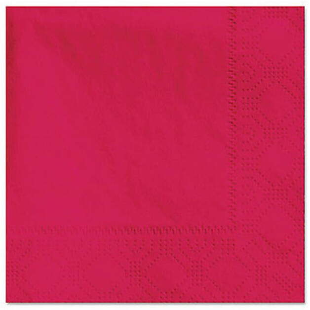 Red Beverage Napkin - 9.5 x 9.5 in.