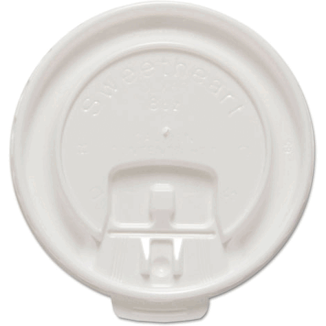 Solo Cups  Liftback & Lock Tab Cup Lids for Foam Cups&44 Fits 8 oz Trophy Cups&44 WE&44 100/PK