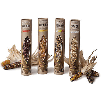 Wabash Valley Farms  4 Piece Farm Fresh Popcorn Tube Set