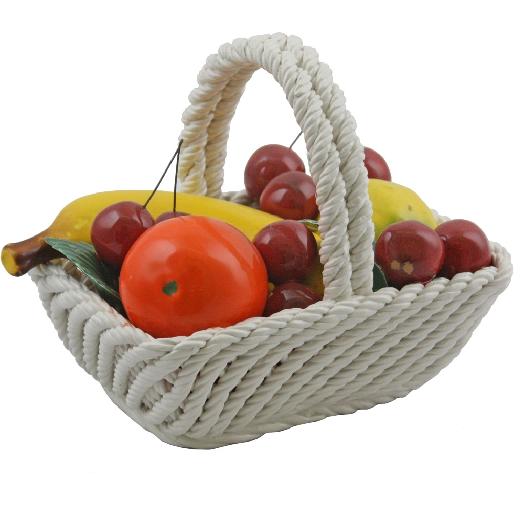 6.5 x 5 in. Rectangle Fruit Basket Center Piece