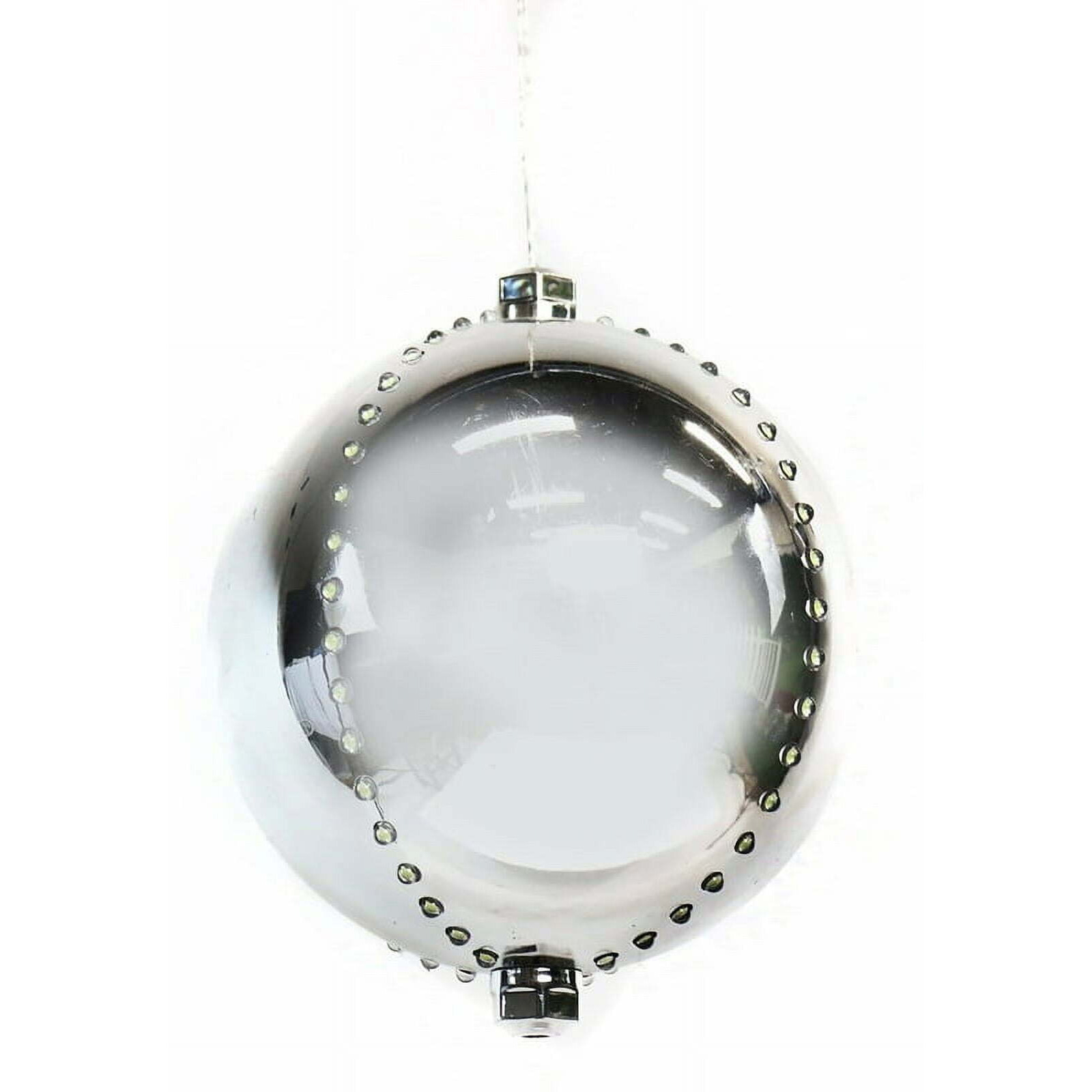 6 in. LED Lighted Ornament Hanging Decor&44 Pure White