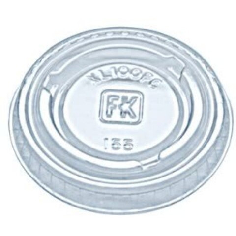Portion Cup Lids - Fit 0.75-1 oz. Portion Cups - Clear
