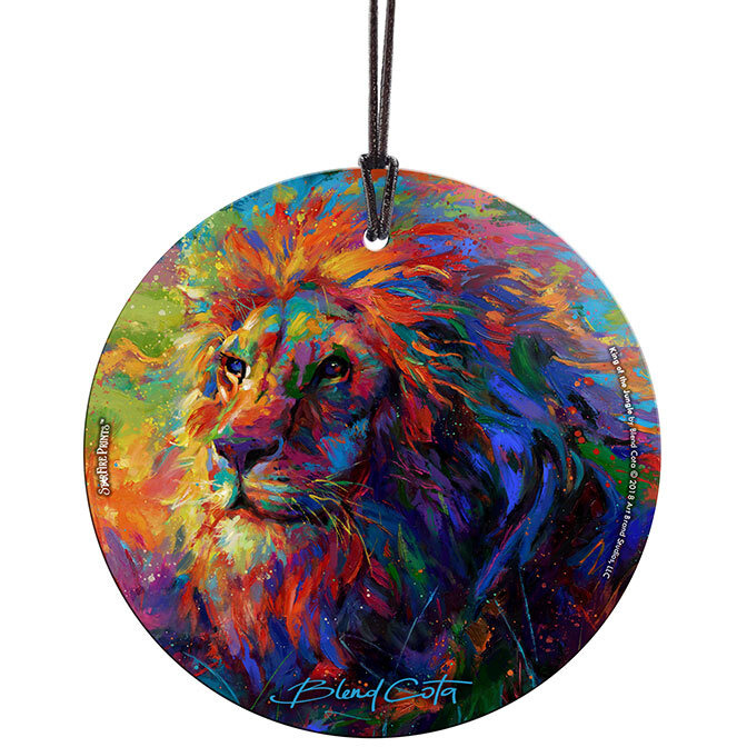 Blend Cota King of the Jungle StarFire Prints Hanging Glass