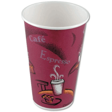 Bistro Polycoated Paper Hot-Cold Cup Tall 12 Oz