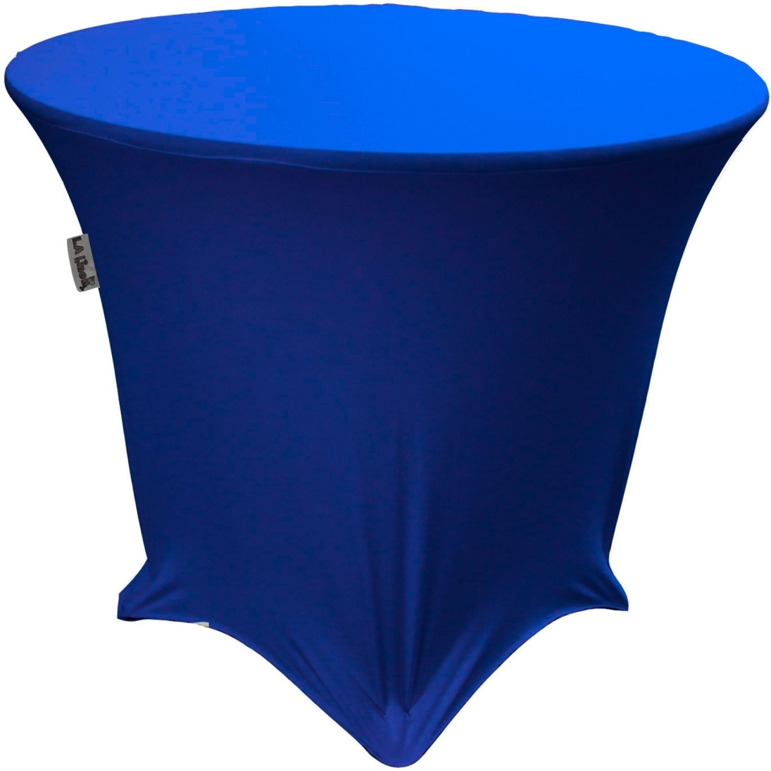 TCSpandex36Rx30H-RoyalBlueX50 Round Spandex Tablecloth - Royal Blue - 36 x 30 in.