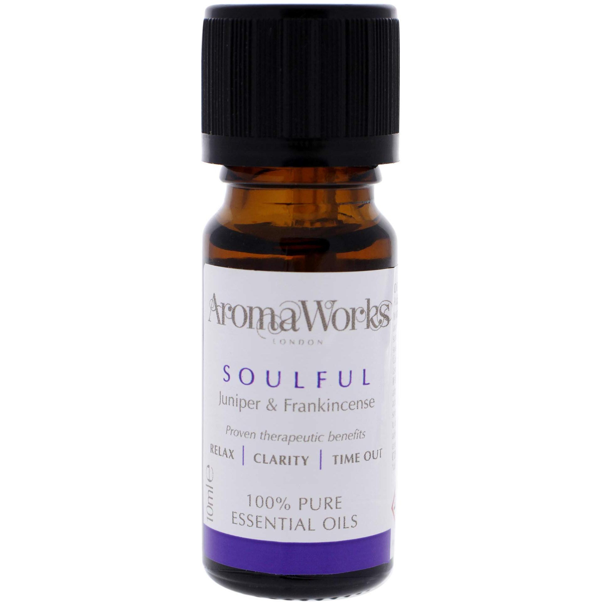 Soulful Essential Oil by Aromaworks for Unisex - 0.34 oz Oil