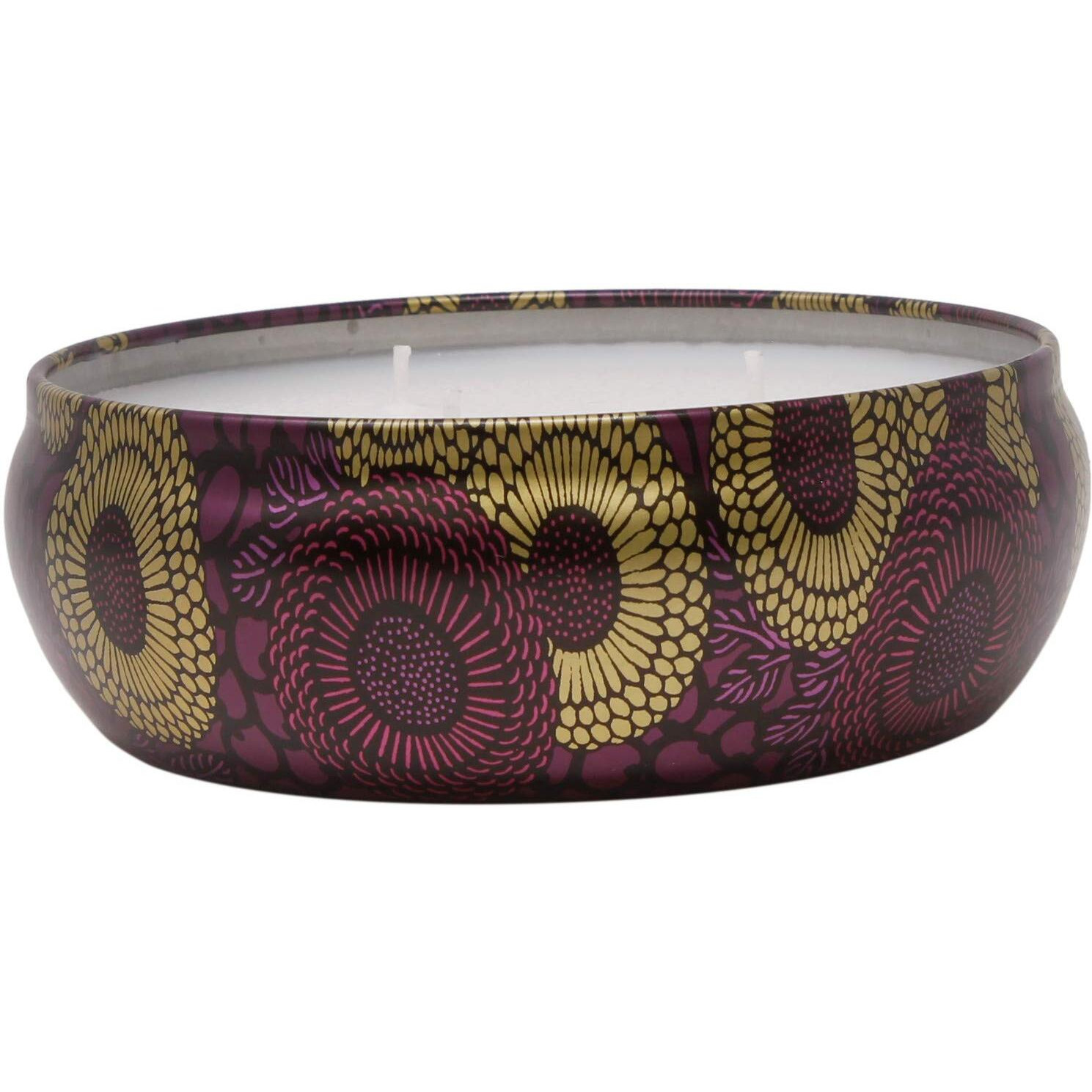 3 Wick Tin Candle - Santiago Huckleberry by Voluspa for Unisex - 12 oz Candle