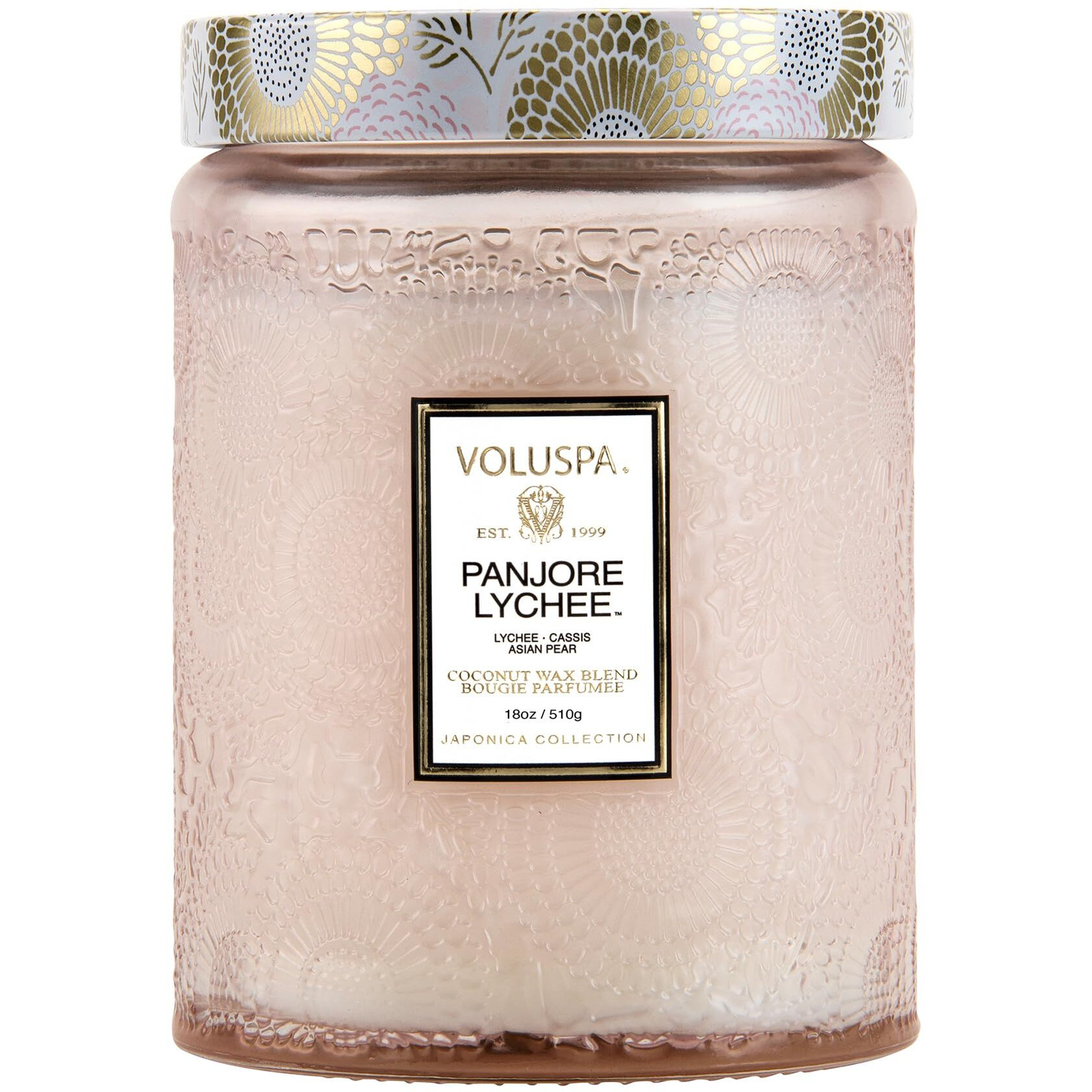 Panjore Lychee - Large by Voluspa for Unisex - 18 oz Candle