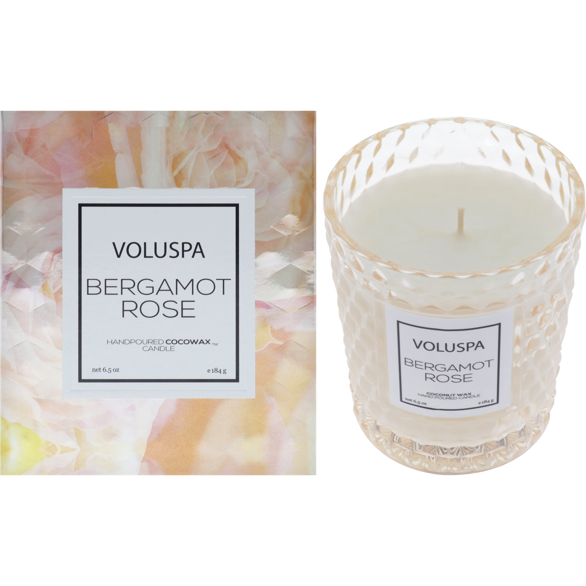 Bergamot Rose by Voluspa for Unisex - 6.5 oz Candle