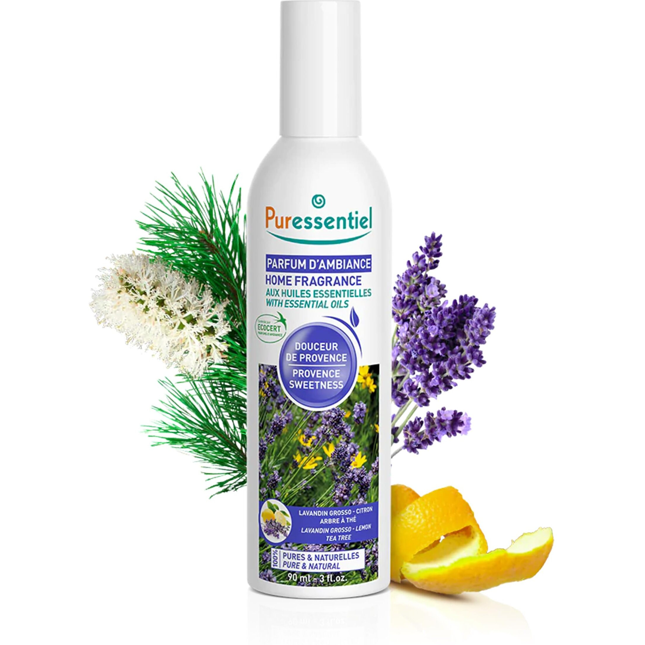 Home Fragrance With Essential Oils - Provence Sweetness by Puressentiel for Unisex - 3 oz Spray