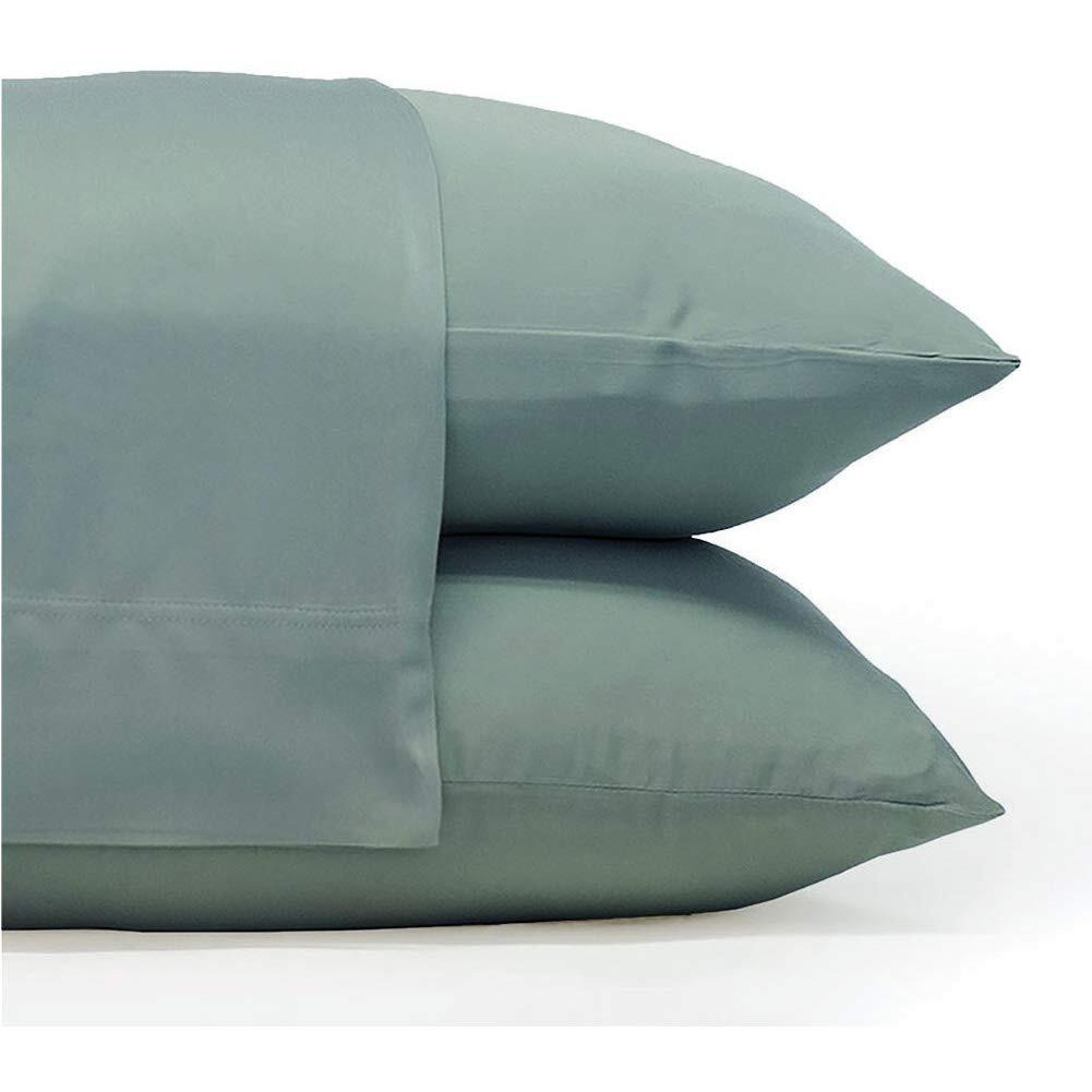 Classic Bamboo Pillowcase Set - Tahitian Breeze-King by Cariloha for Unisex - 2 Pc Pillowcase