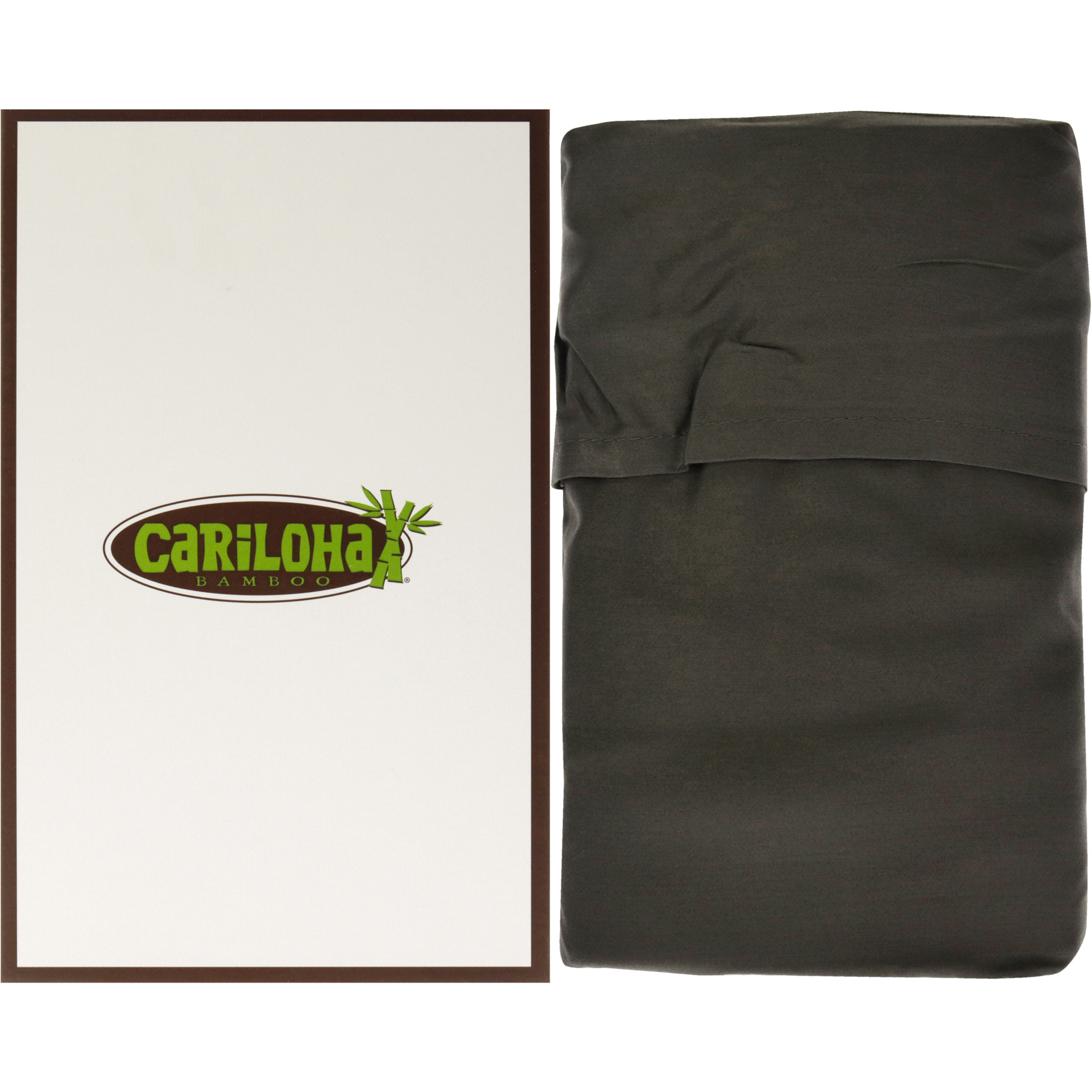 Resort Bamboo Pillowcase Set - Onyx-Standard by Cariloha for Unisex - 2 Pc Pillowcase
