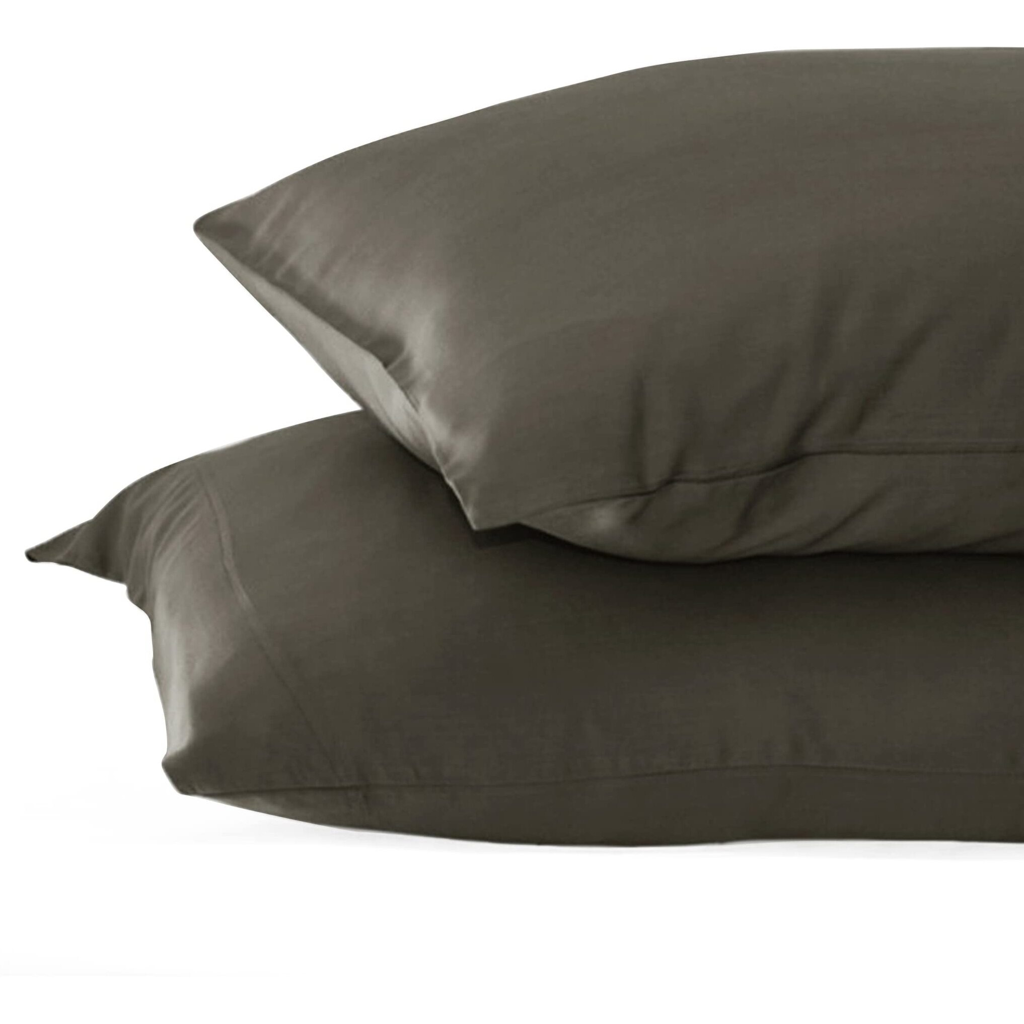 Resort Bamboo Pillowcase Set - Onyx-Standard by Cariloha for Unisex - 2 Pc Pillowcase