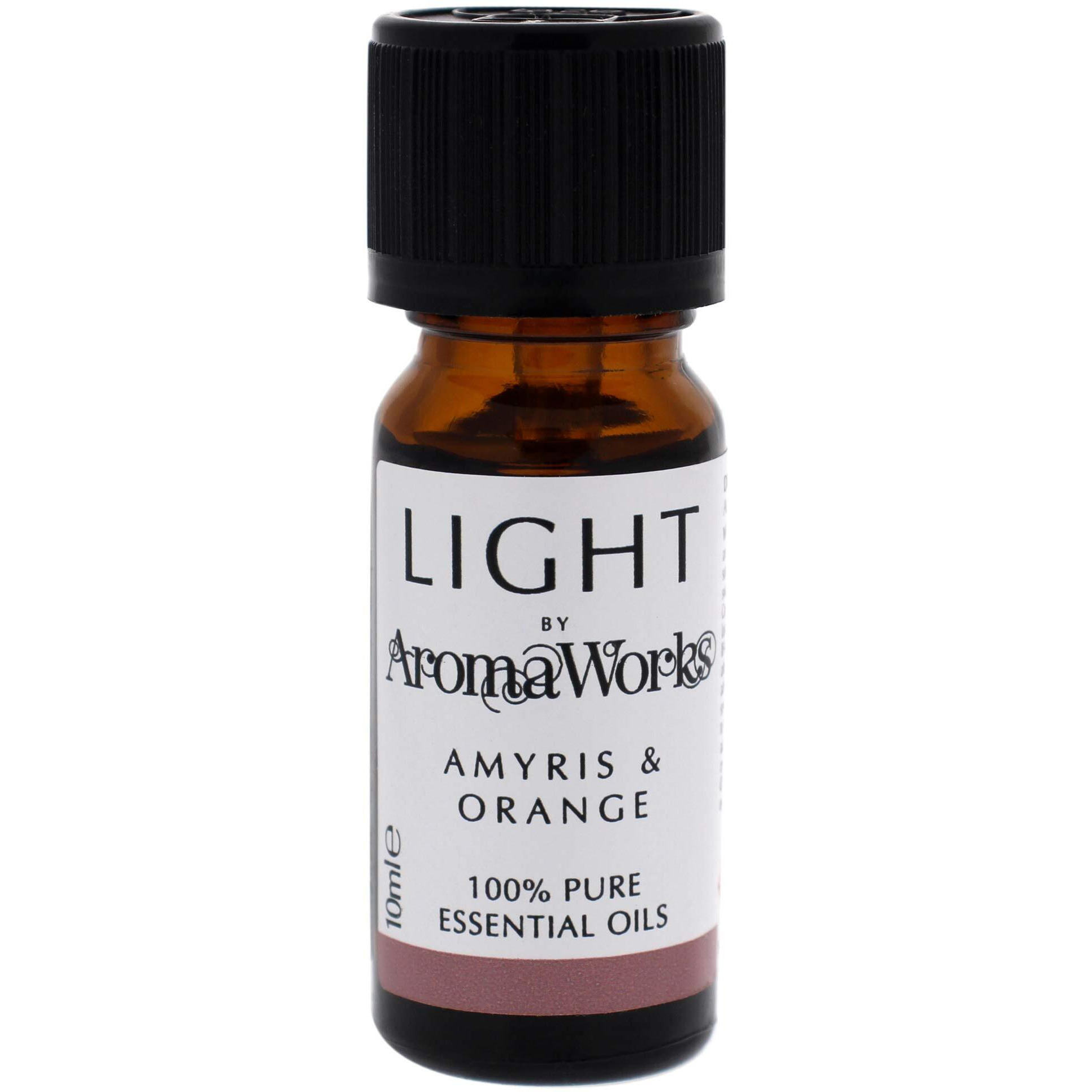 Light Essential Oil - Amyris and Orange by Aromaworks for Unisex - 0.33 oz Oil