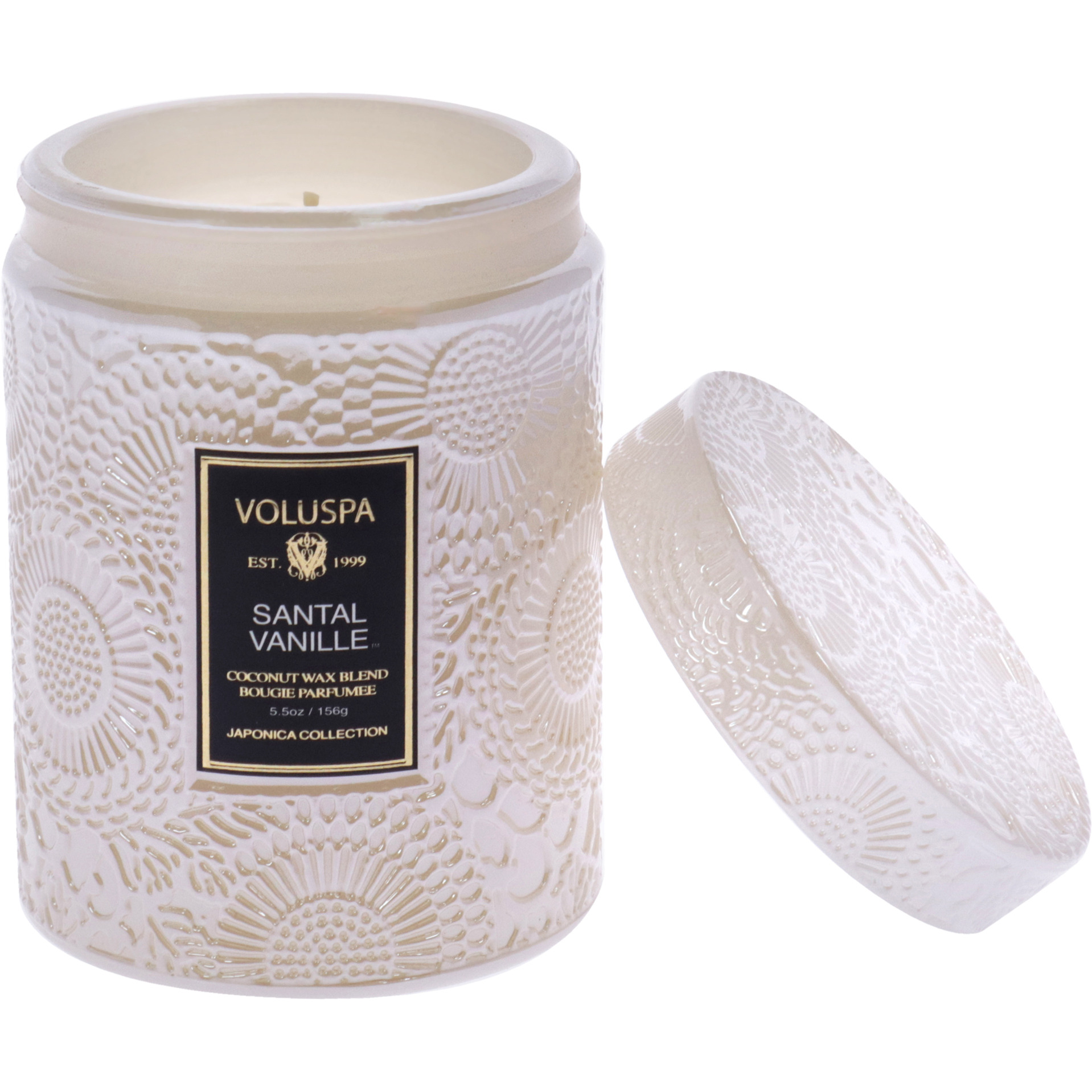 Santal Vanille - Small by Voluspa for Unisex - 5.5 oz Candle