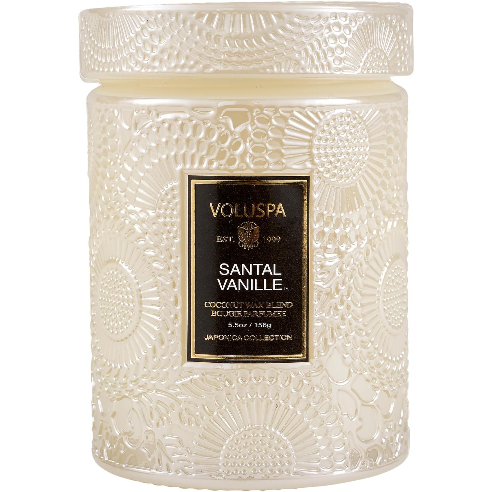 Santal Vanille - Small by Voluspa for Unisex - 5.5 oz Candle