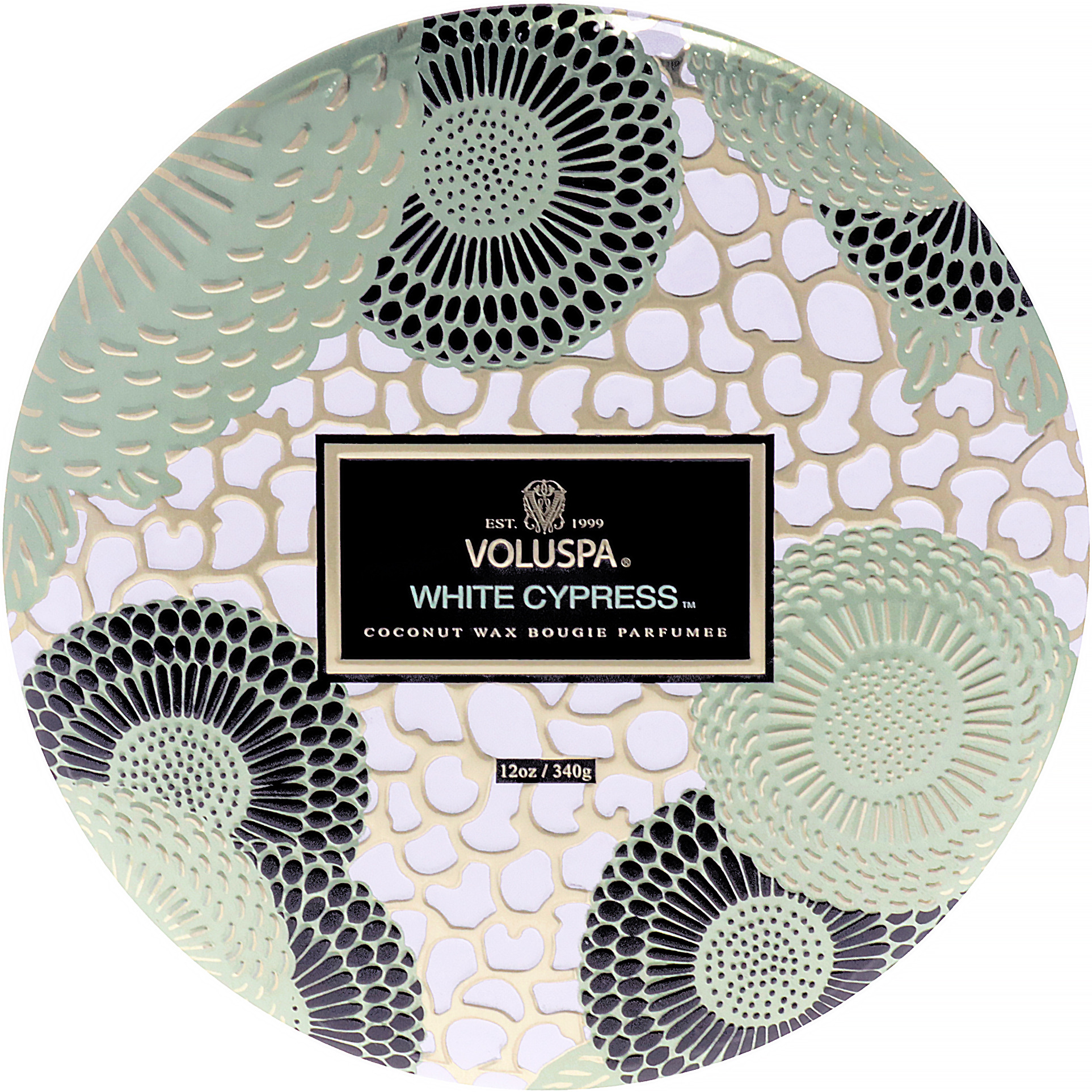 3 Wick Tin Candle - White Cypress by Voluspa for Unisex - 12 oz Candle