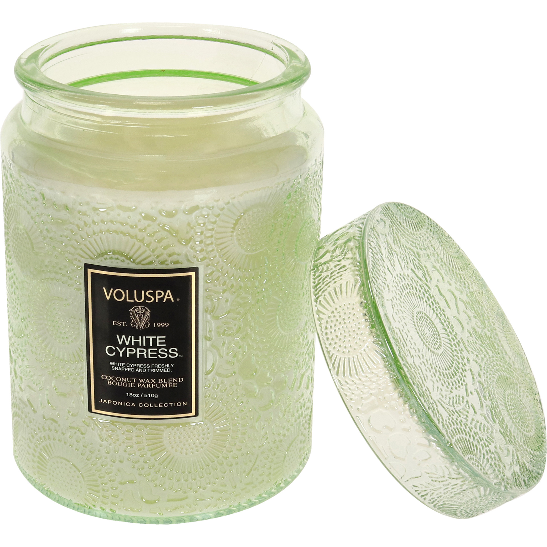 White Cypress - Large by Voluspa for Unisex - 18 oz Candle