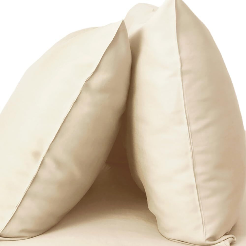 Resort Bamboo Pillowcase Set - Coconut Milk-King by Cariloha for Unisex - 2 Pc Pillowcase