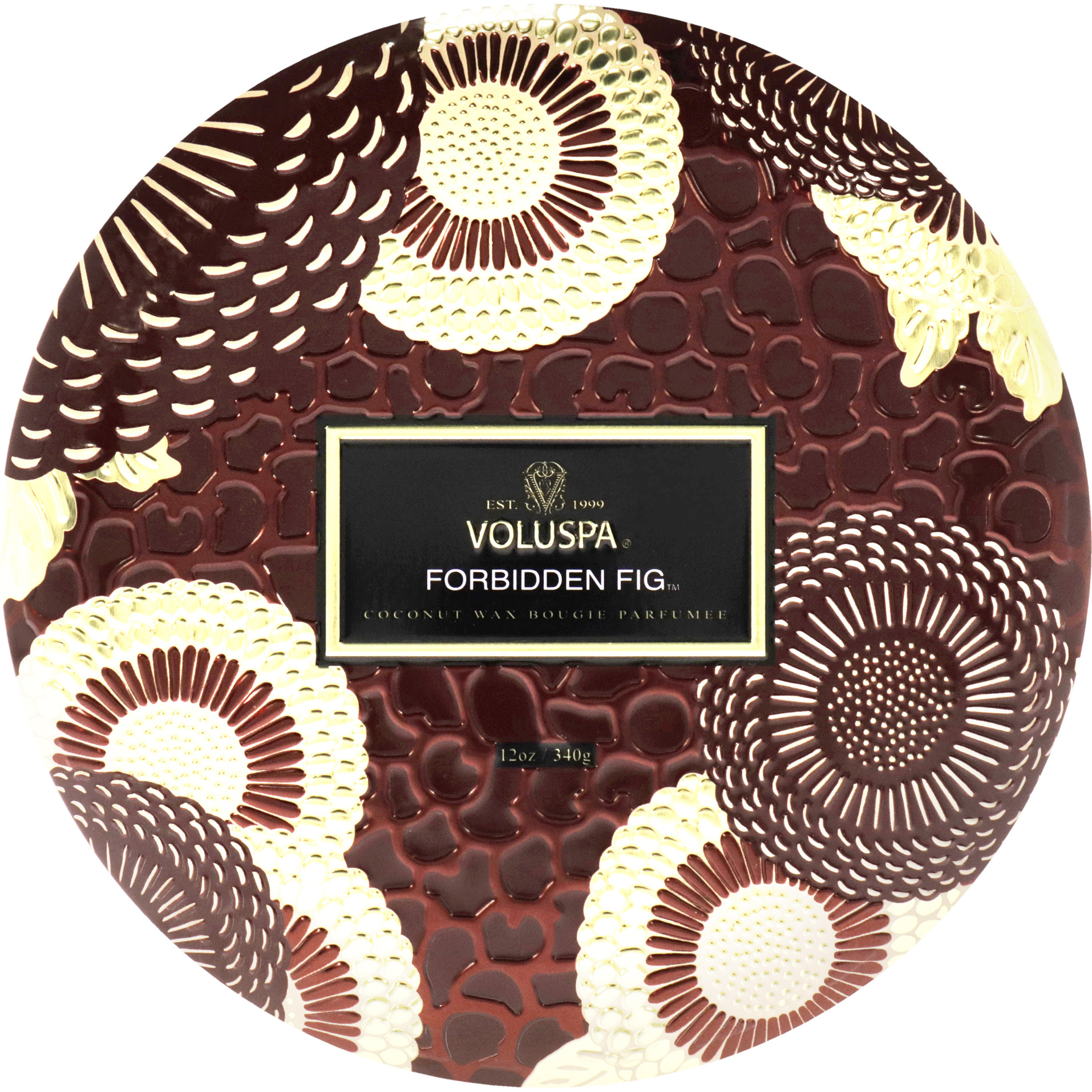 3 Wick Tin Candle - Forbidden Fig by Voluspa for Unisex - 12 oz Candle