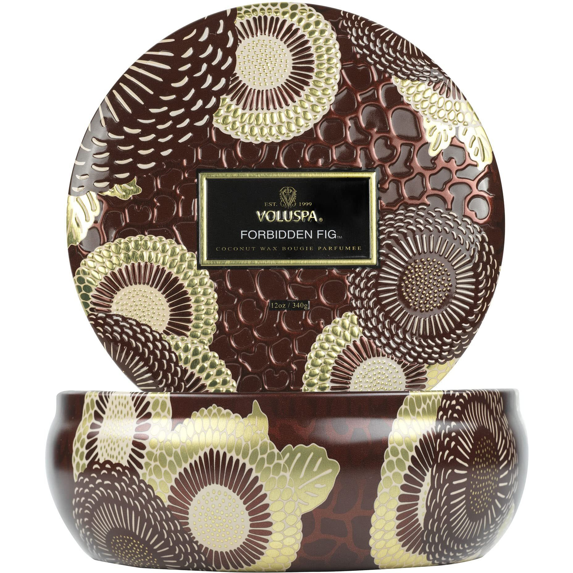 3 Wick Tin Candle - Forbidden Fig by Voluspa for Unisex - 12 oz Candle