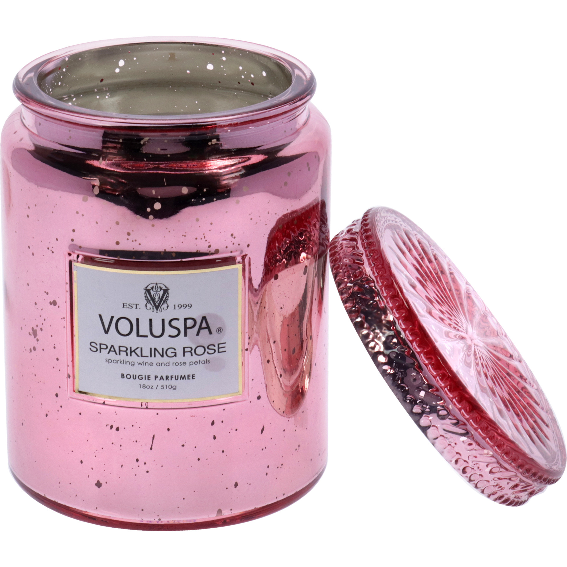 Sparkling Rose - Large by Voluspa for Unisex - 18 oz Candle