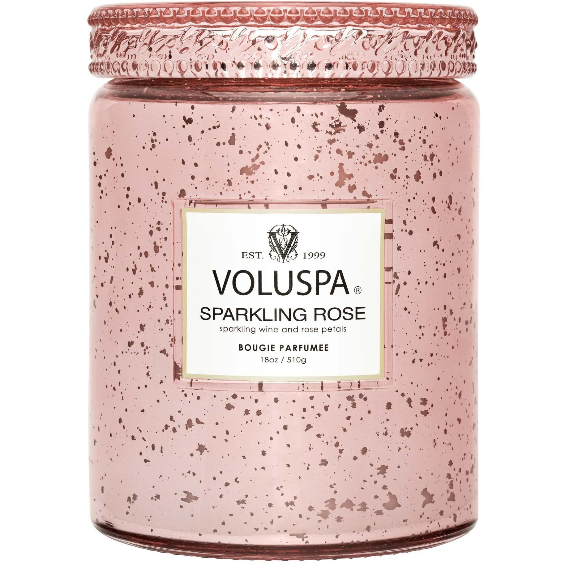 Sparkling Rose - Large by Voluspa for Unisex - 18 oz Candle