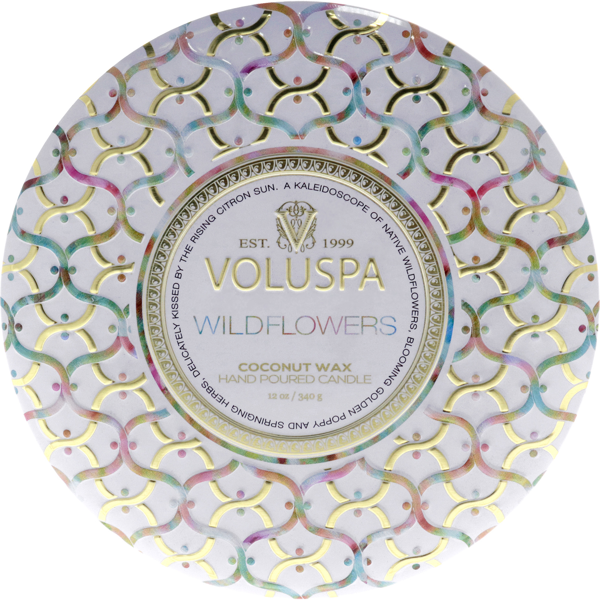 3 Wick Tin Candle - Wildflowers by Voluspa for Unisex - 12 oz Candle