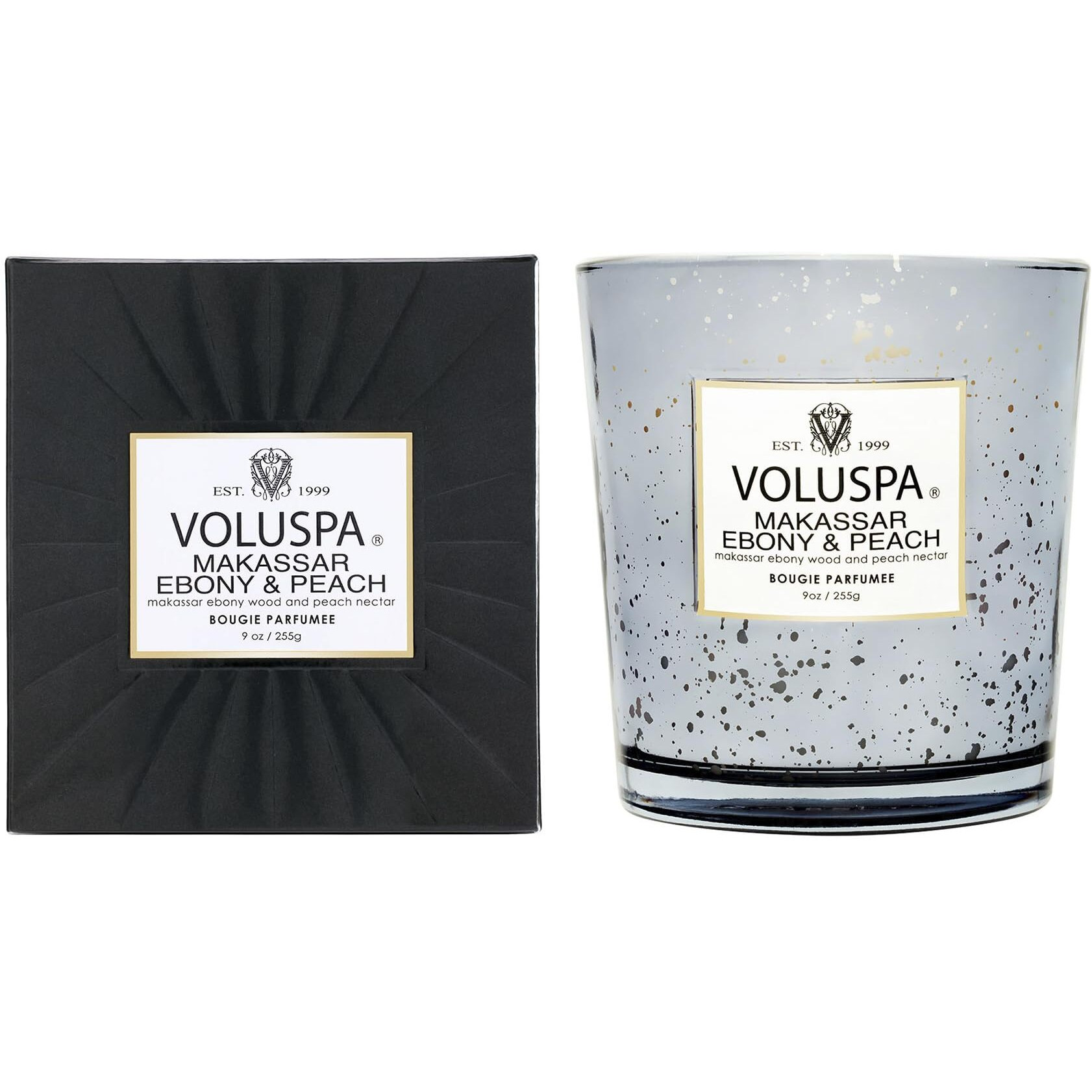 Makassar Ebony and Peach by Voluspa for Unisex - 9 oz Candle