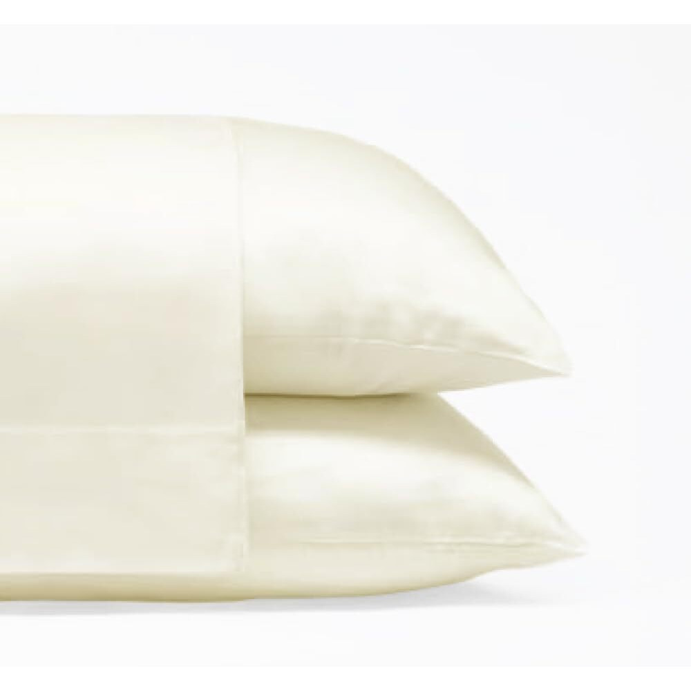 Classic Bamboo Pillowcase Set - Ivory-Standard by Cariloha for Unisex - 2 Pc Pillowcase