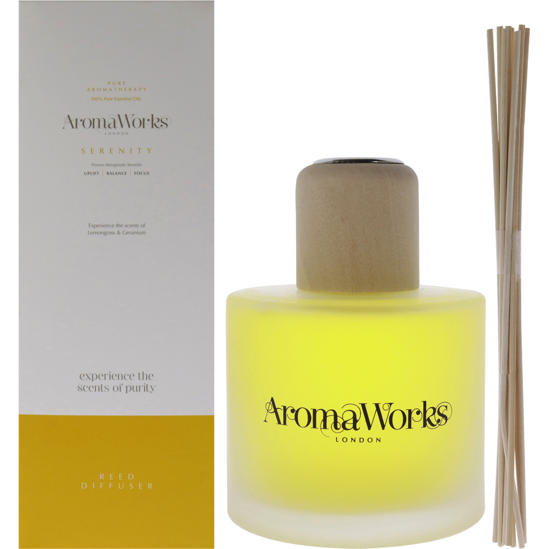 Serenity Reed Diffuser by Aromaworks for Unisex - 6.76 oz Diffusers
