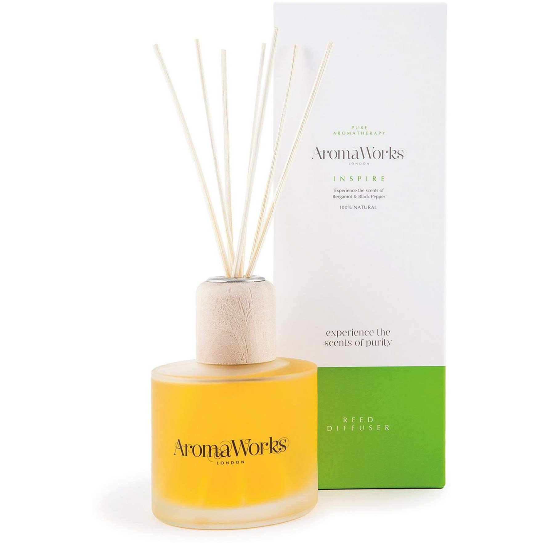 Inspire Reed Diffuser by Aromaworks for Unisex - 6.76 oz Reed Diffusers