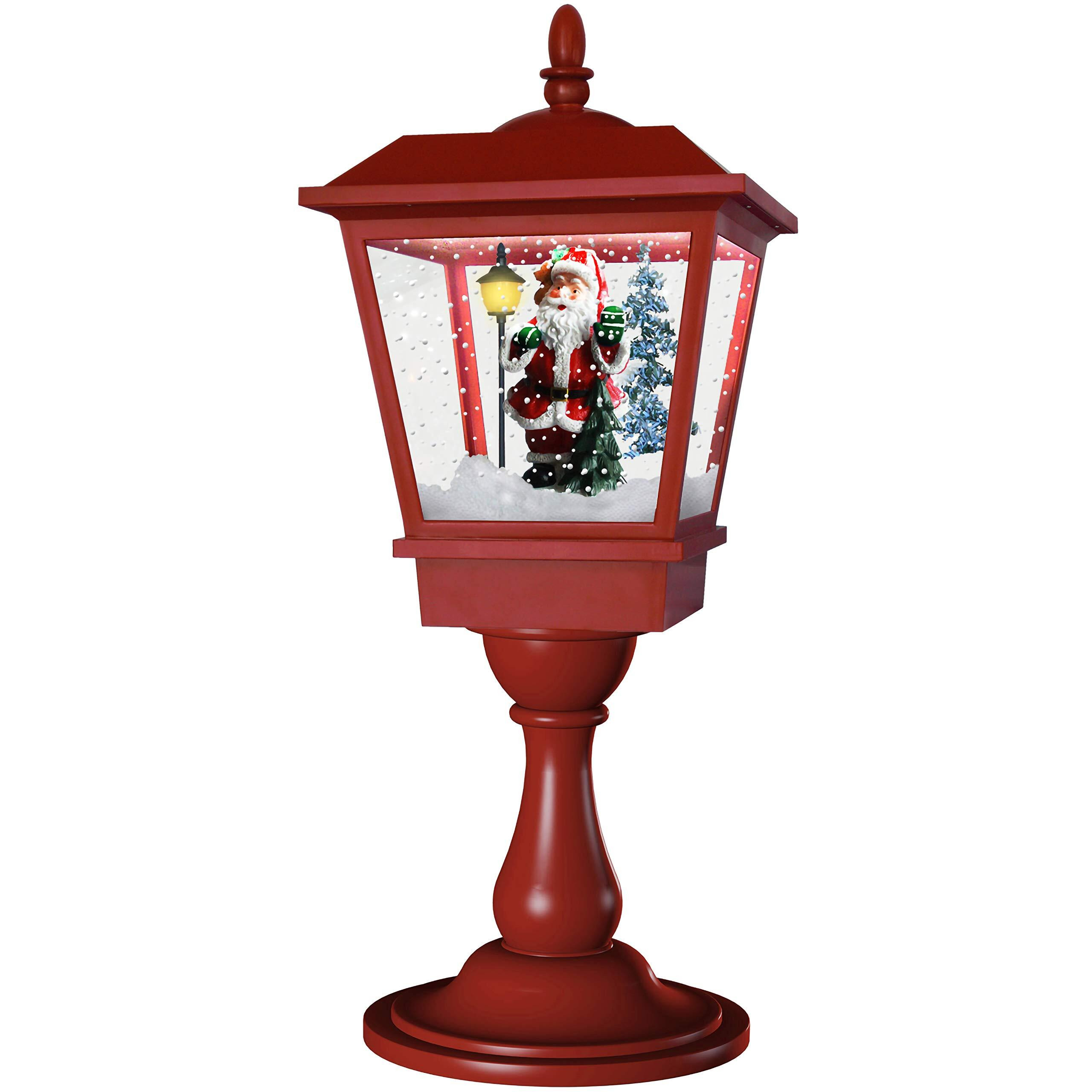 Fraser Hill Farm 25&quotH Tabletop Snowy Santa Square
