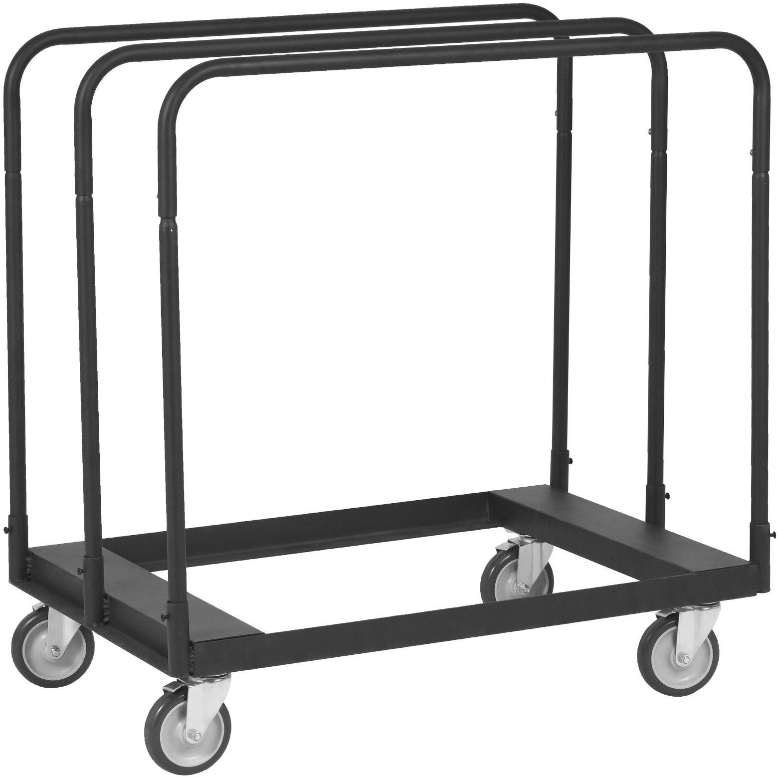 VEVOR Drywall Cart, 1500 LBS Panel Dolly Cart with 36.02" x 24.02" Deck and 5" Swivel Wheels, Heavy-Duty Drywall Sheet Cart, Handling Wall Panel, Sheetrock, Lumber, for Garage, Home, Warehouse