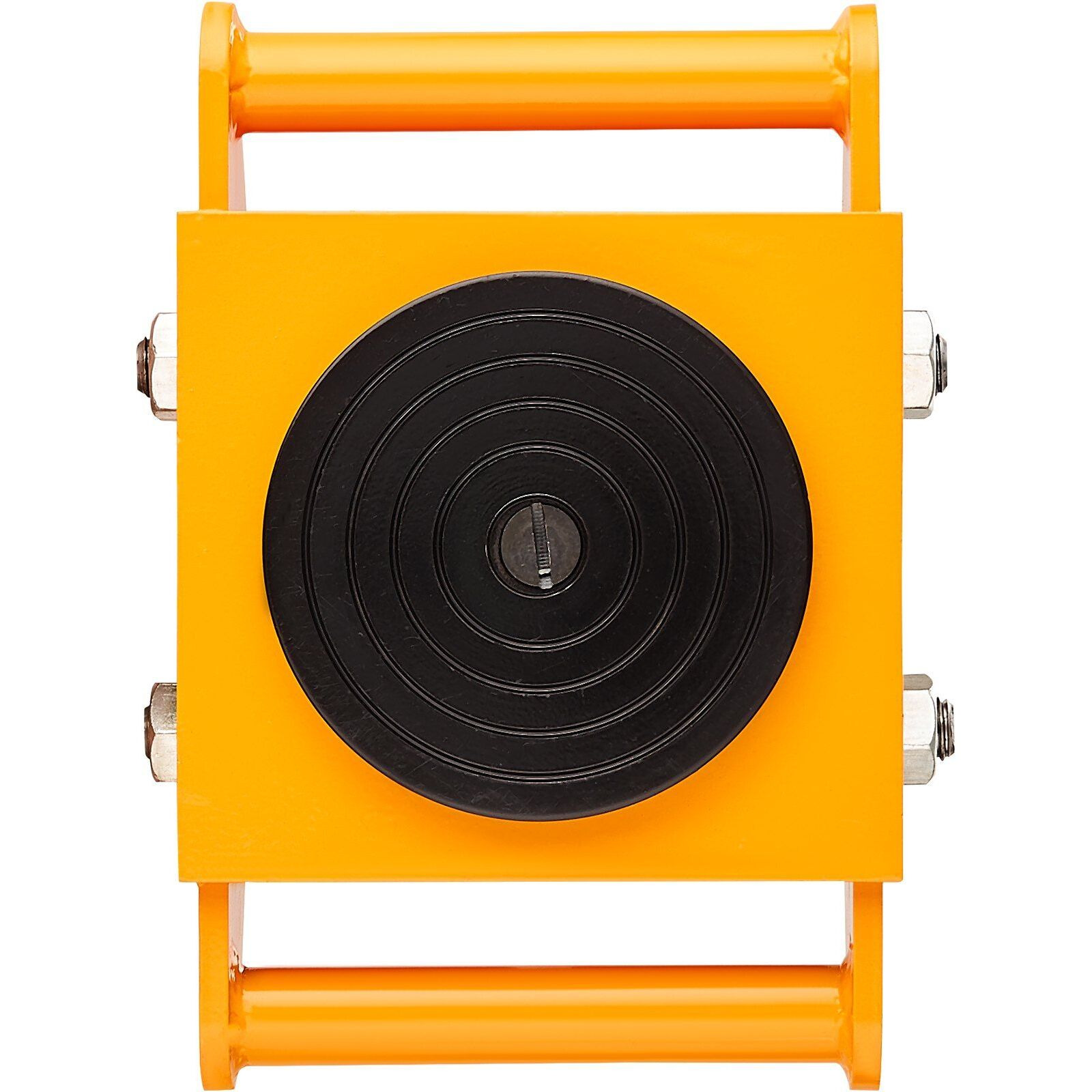 VEVOR 4PCS Machinery Skate Dolly, 17637 LBS/8T Industrial Machinery Mover, Heavy Duty Carbon Steel Machinery Moving Skate with 4 PU Wheels and 360 Rotation Non-Slip Cap for Warehouse, Workshop, Facto