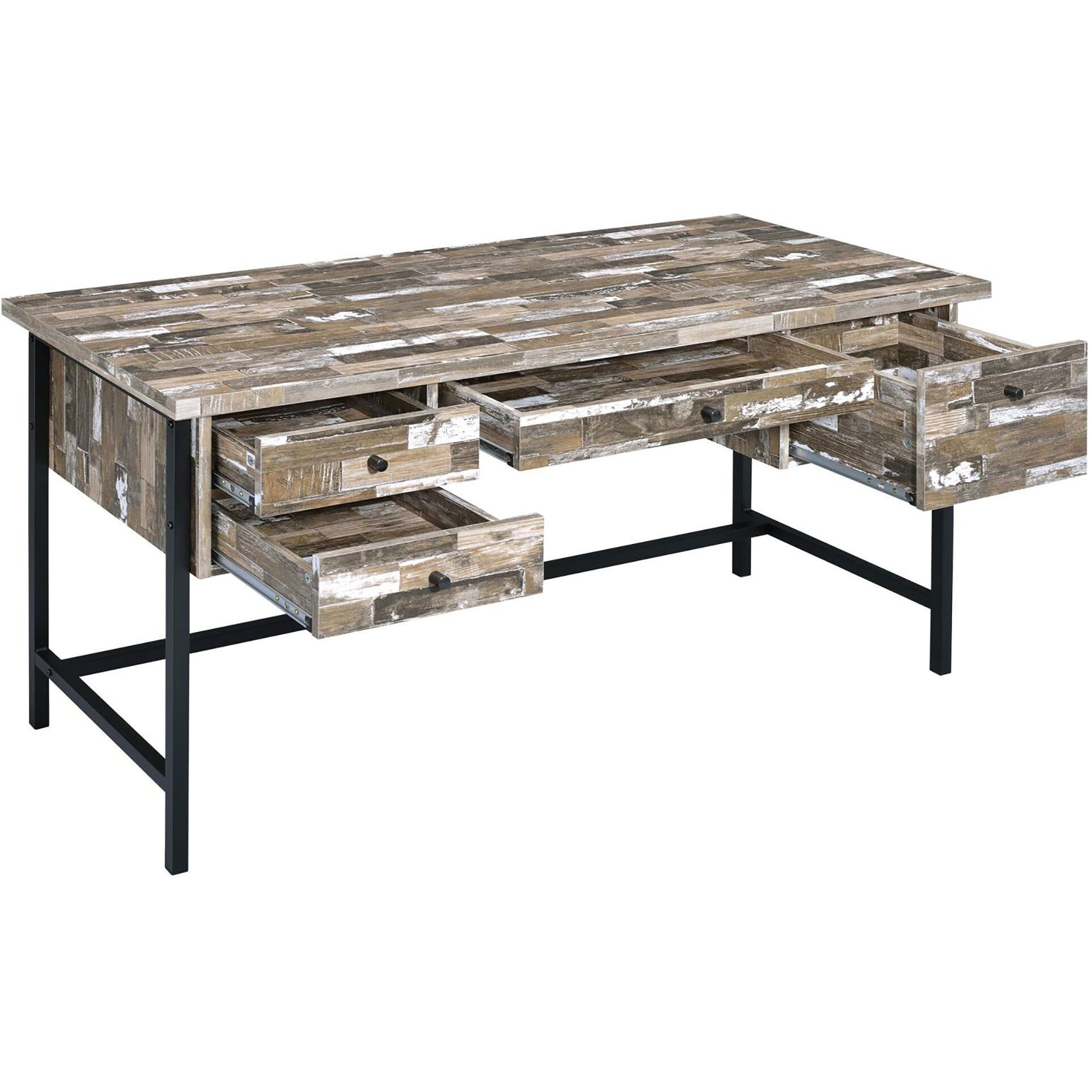 Salvaged Cabin Drawer Storage Writing Desk