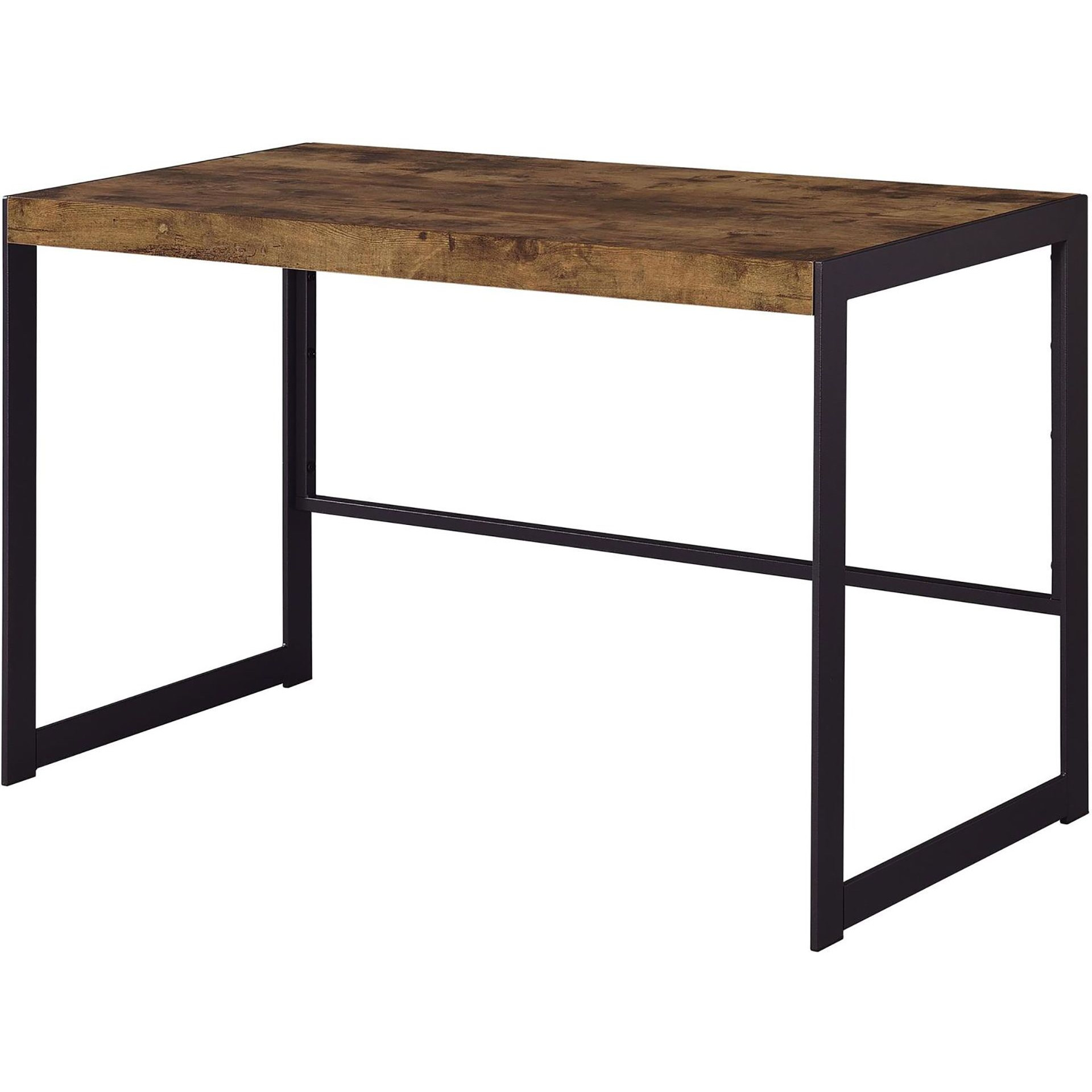 Antique Nutmeg and Gunmetal Writing Desk