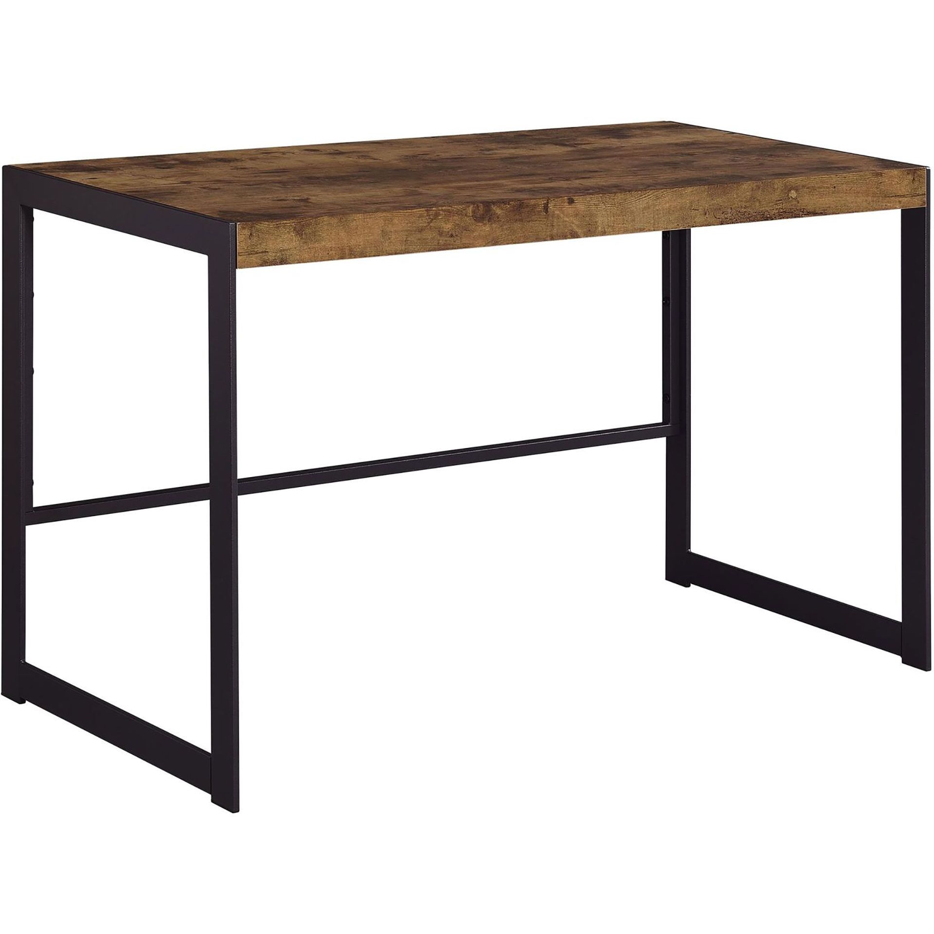 Antique Nutmeg and Gunmetal Writing Desk