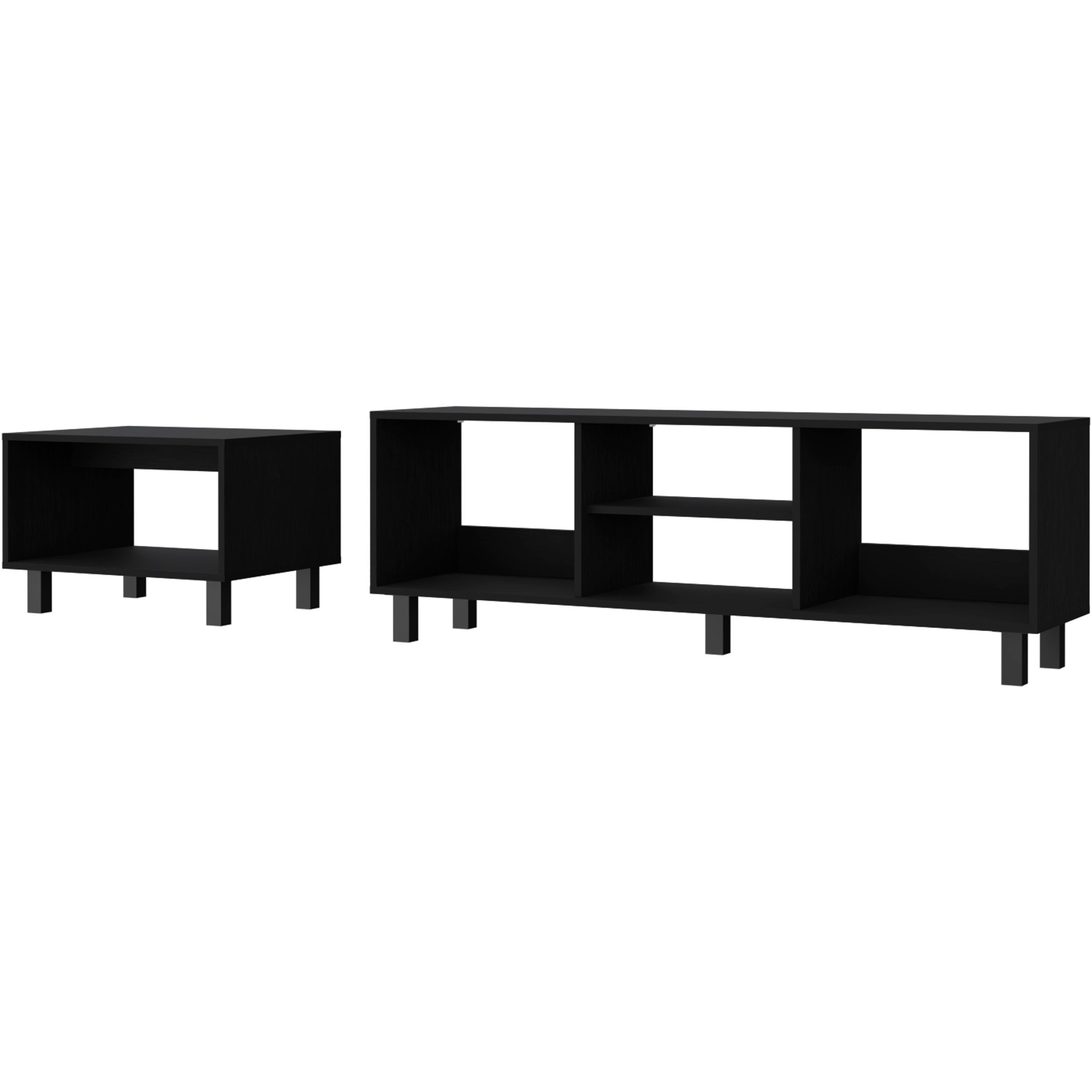 Landon Black 2-Piece Living Room Set